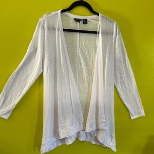 Tahari Linen Shrug Size M